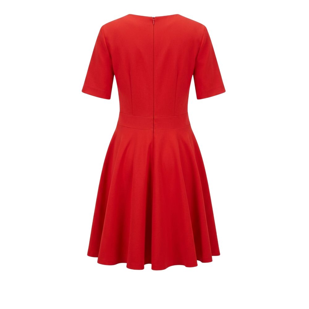 Red Poliestere Women Dress