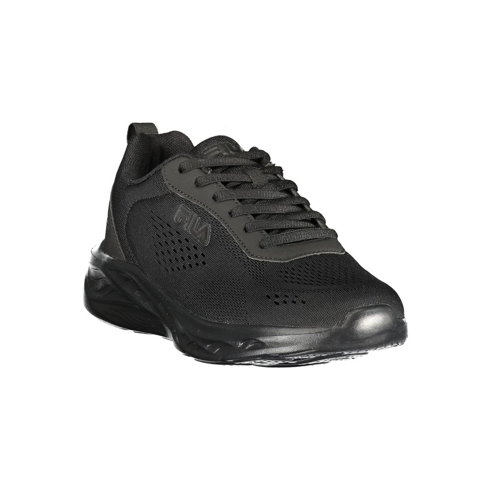 Nero Polyurethane Men Sneaker