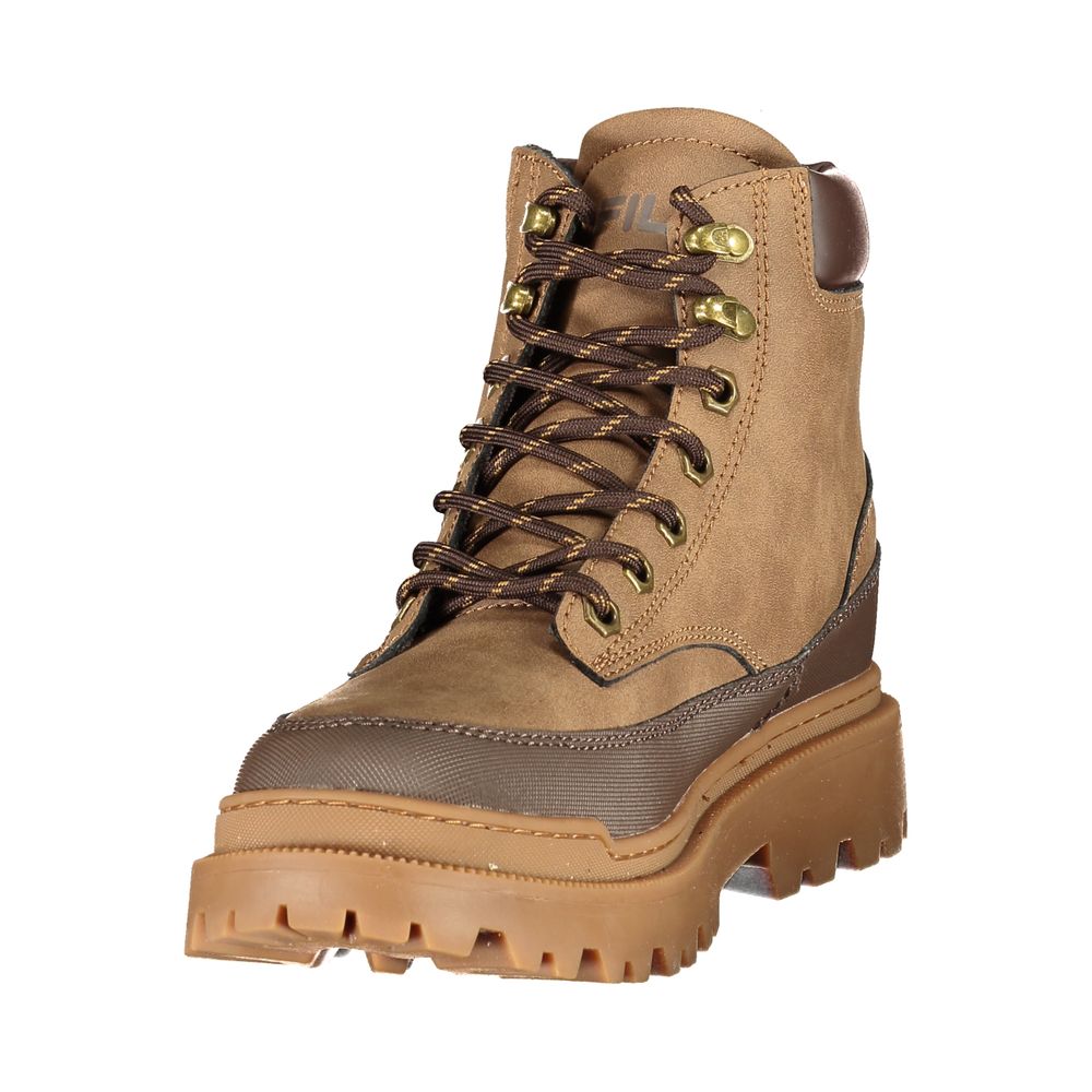 Brown Polyester Mens Sneaker