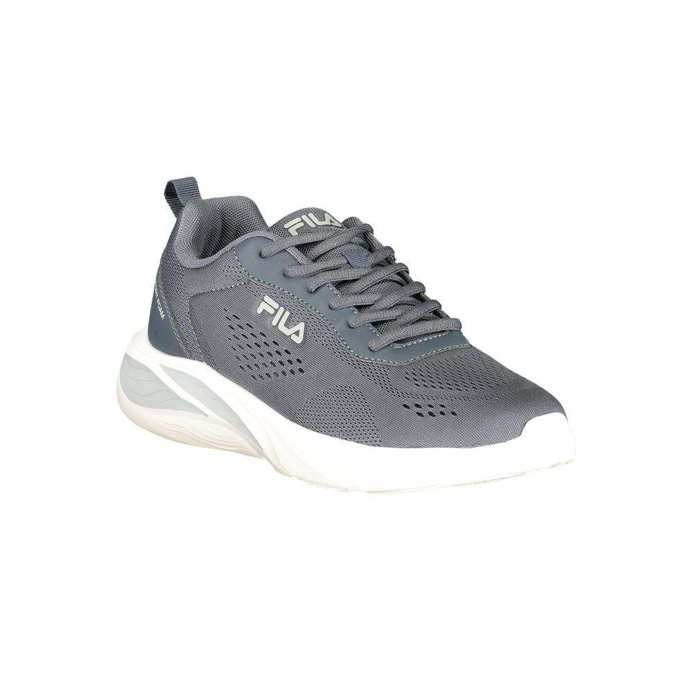 Blue Polyester Men's Sneaker