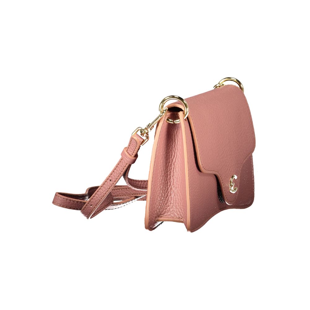 Pink Leather Handbag