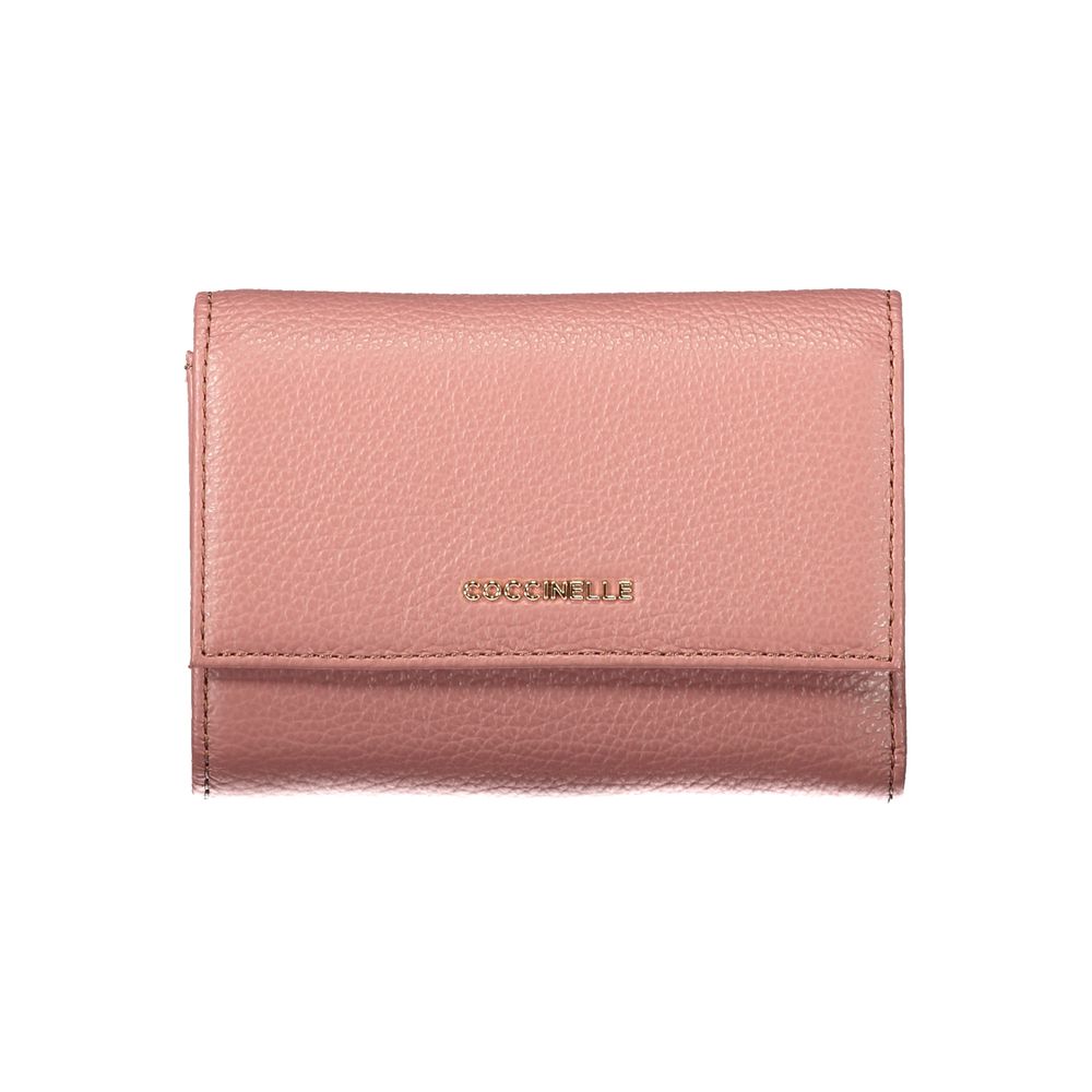 Pink Leather Wallet