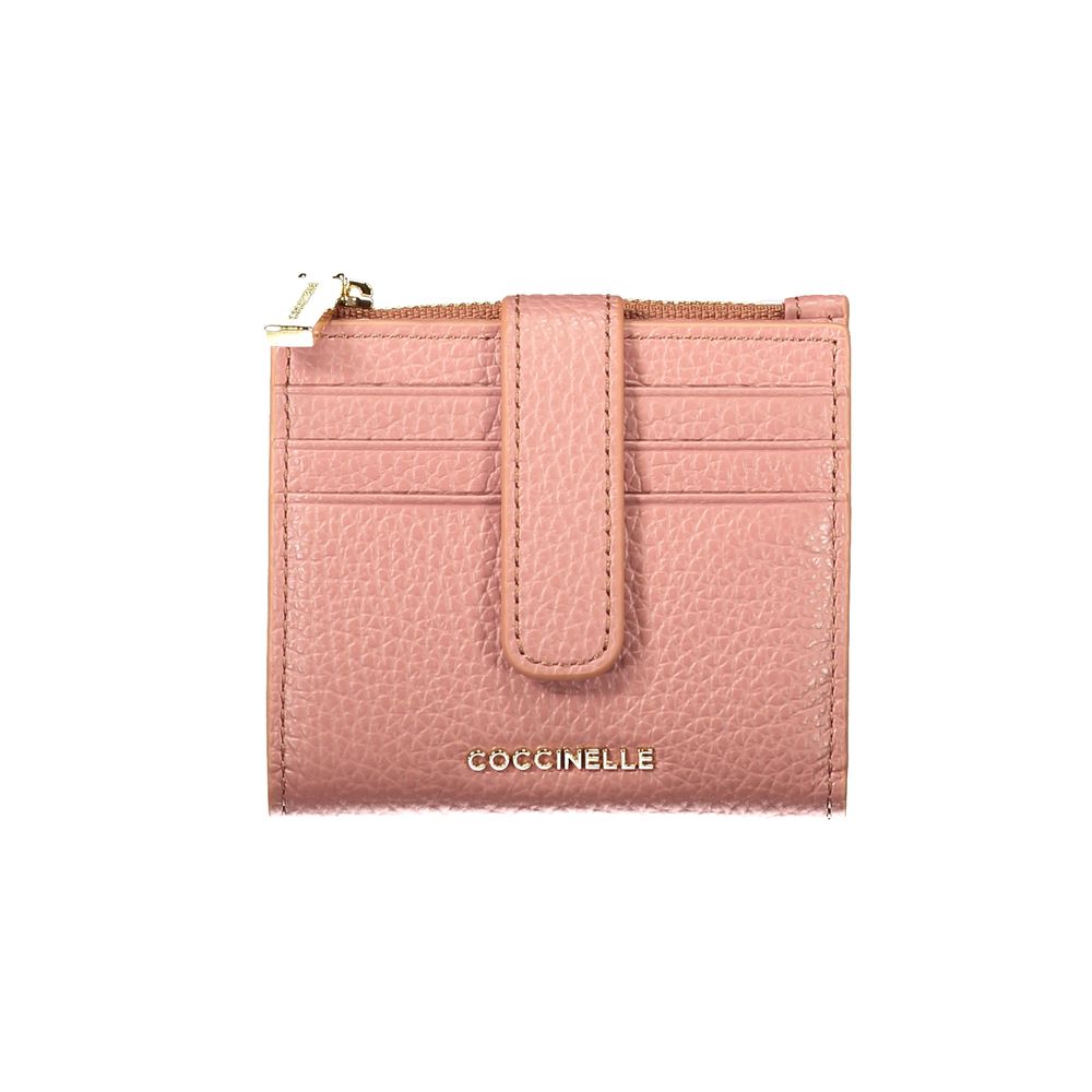 Pink Leather Wallet