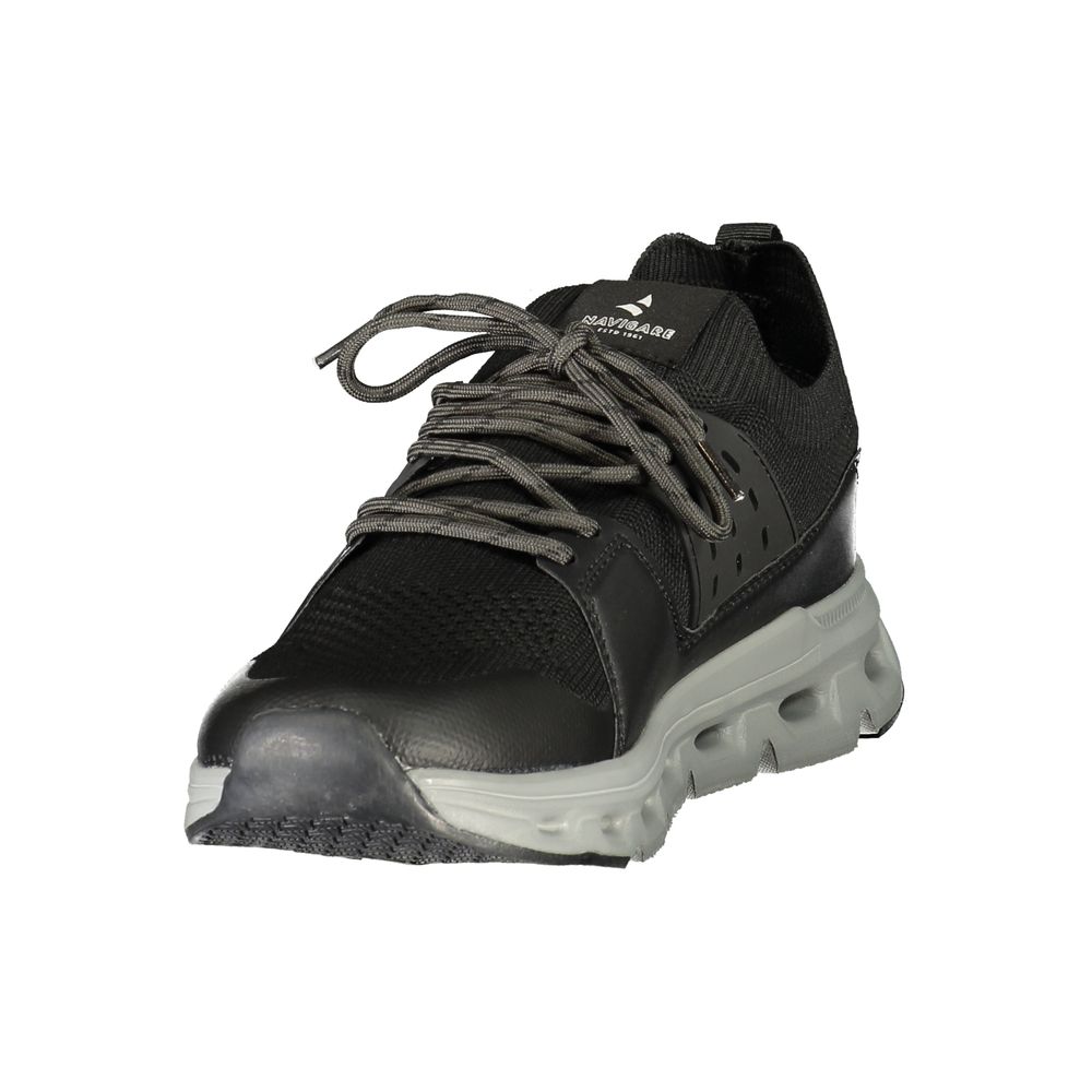 Nero Polyester Men's Sneaker