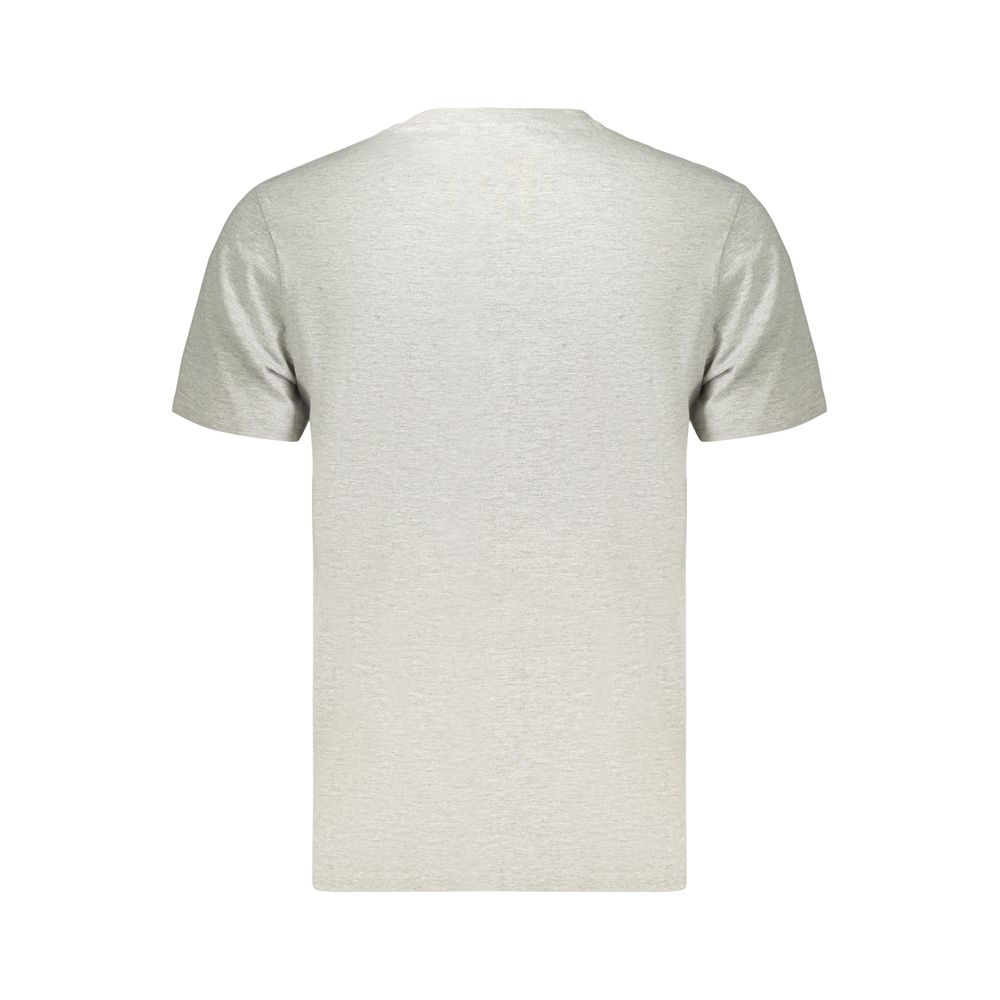 Gray Cotton Men's T-Shirt