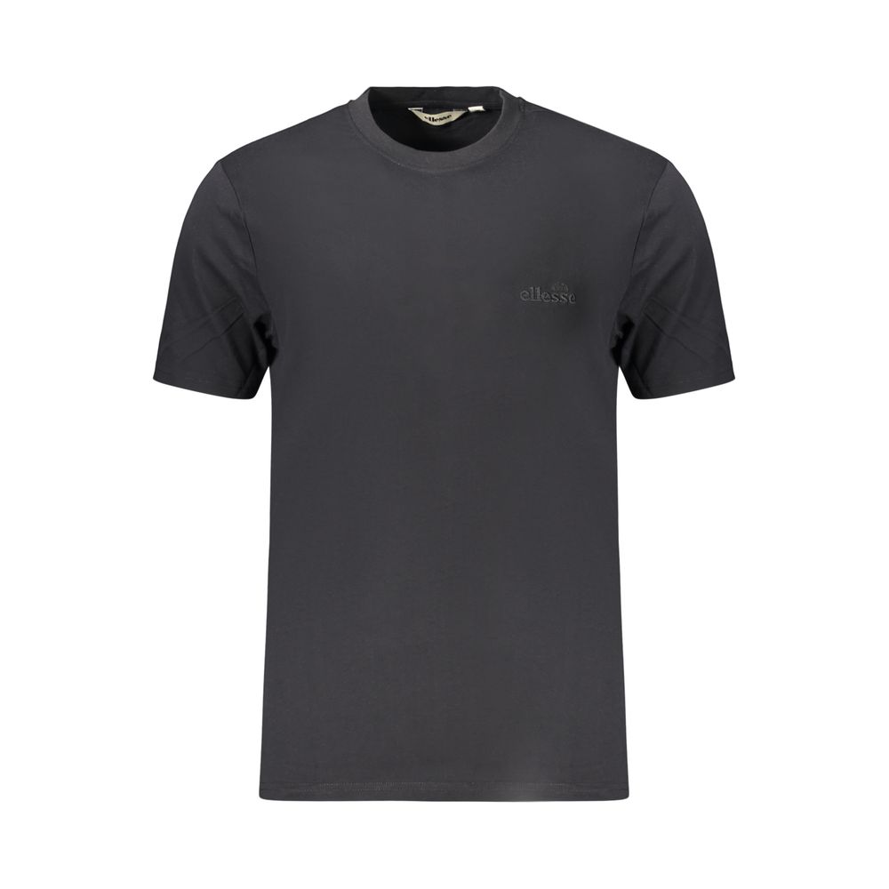 Black Cotton Men's T-Shirt