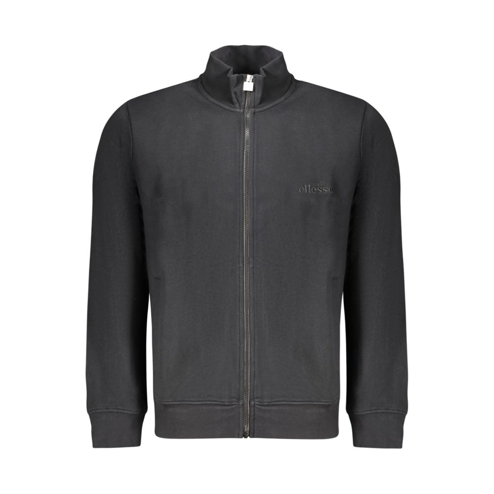 Black Cotton Sweatshirt