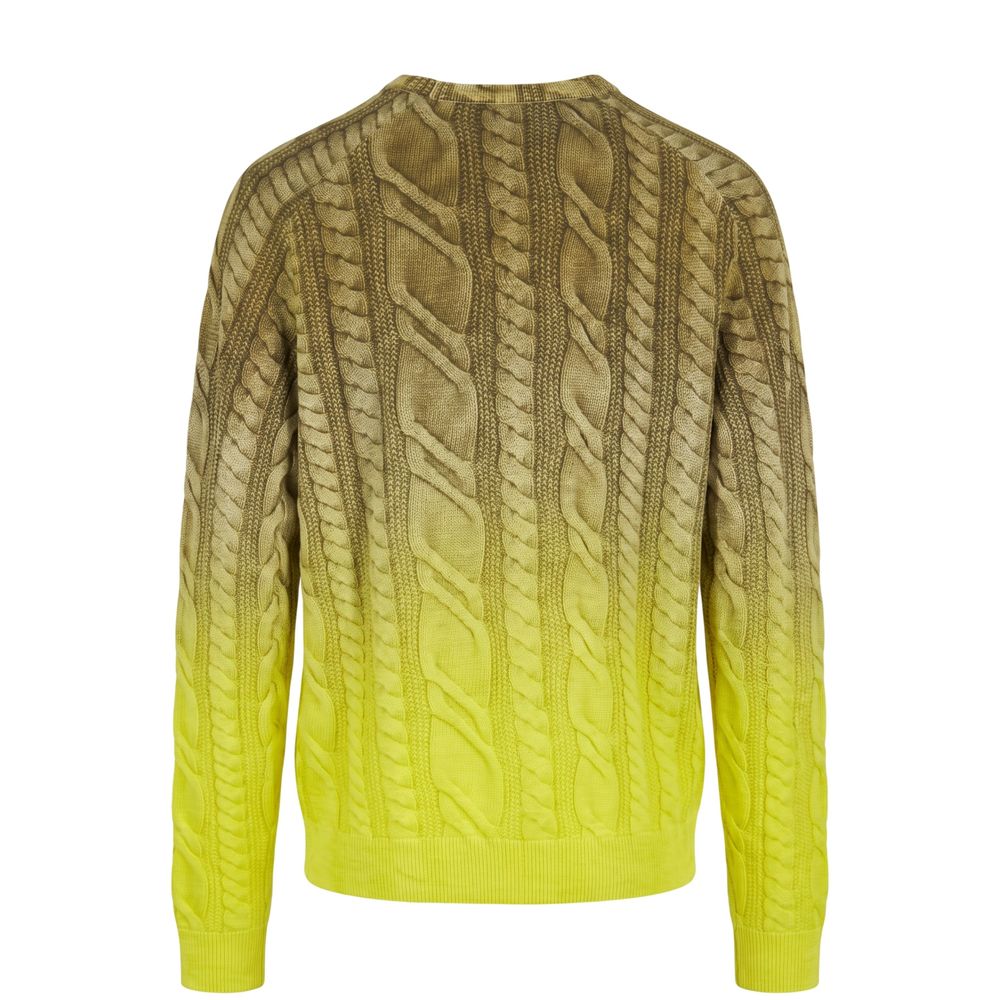 Green Wool Men's Sweater