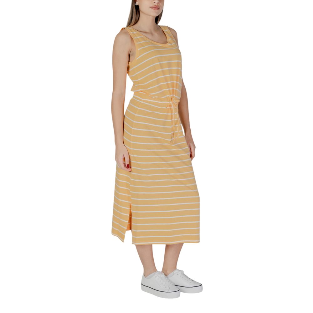 Multicolor Cotton Long Dress