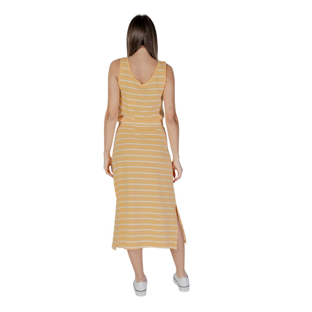 Multicolor Cotton Long Dress