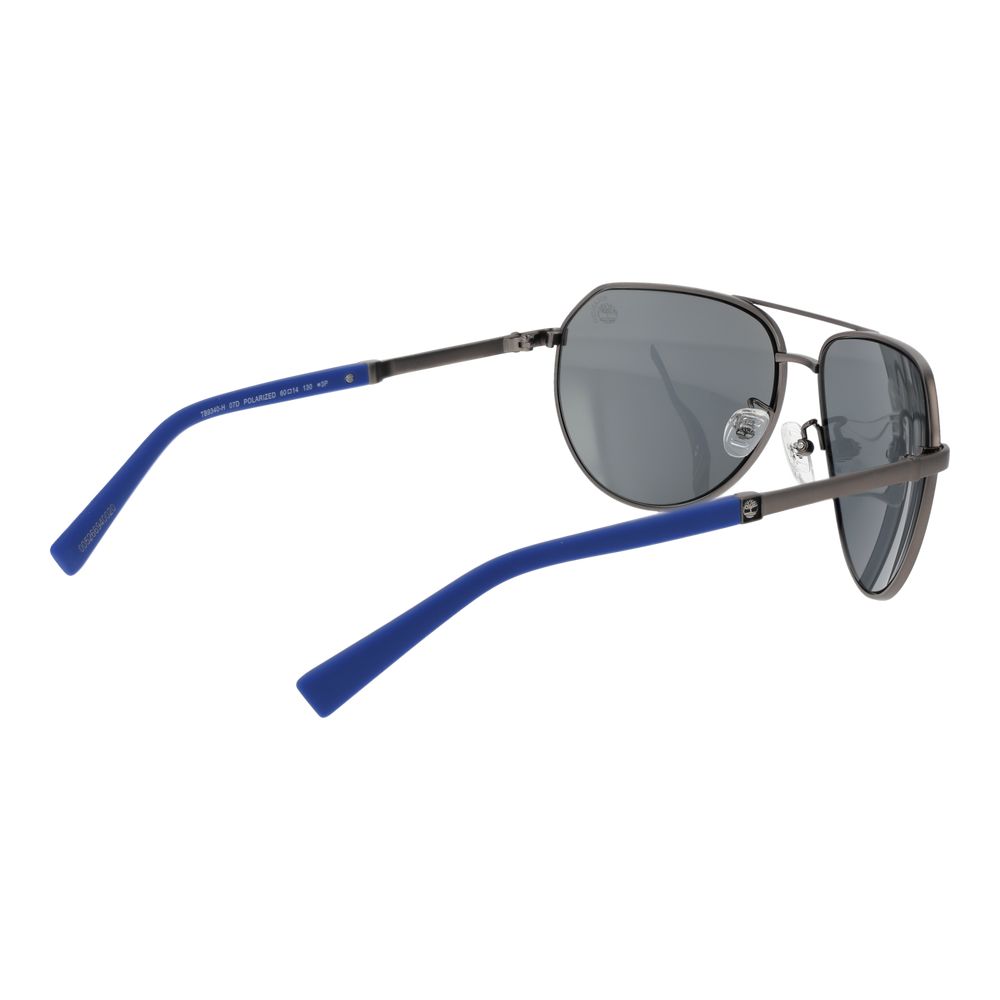 Gray Metal Sunglasses