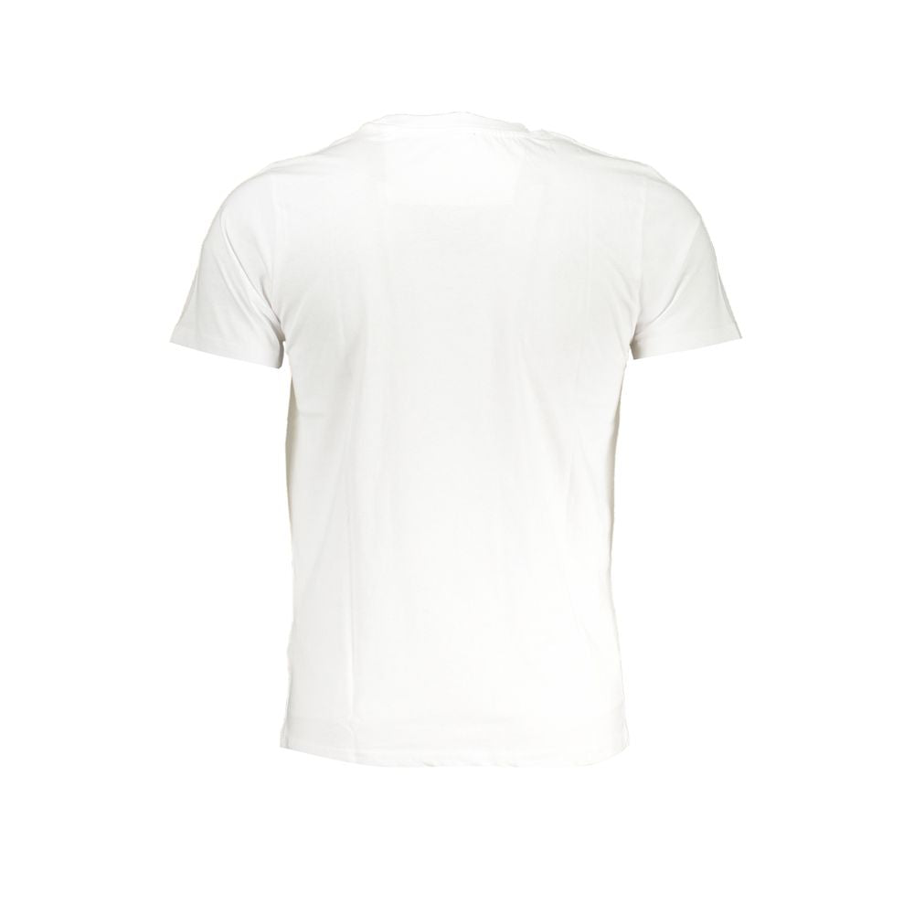 White Cotton Men's T-Shirt