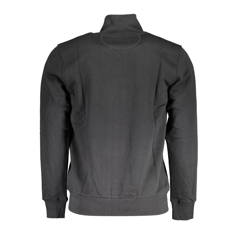 Black Cotton Men's Sweatshirt