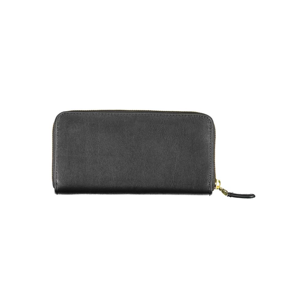 Black Leather Women Wallet