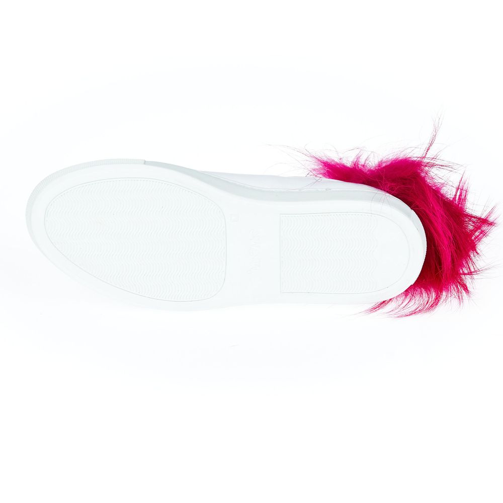White Lamb Leather Women Sneaker