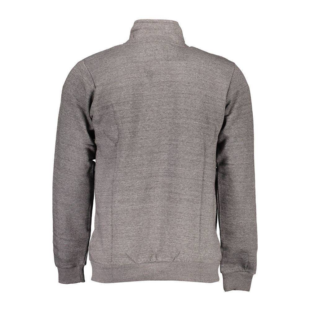 Gray Polyester Men's Sweatshirt