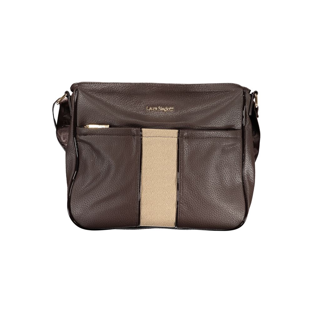 Marrone PVC Women Handbag