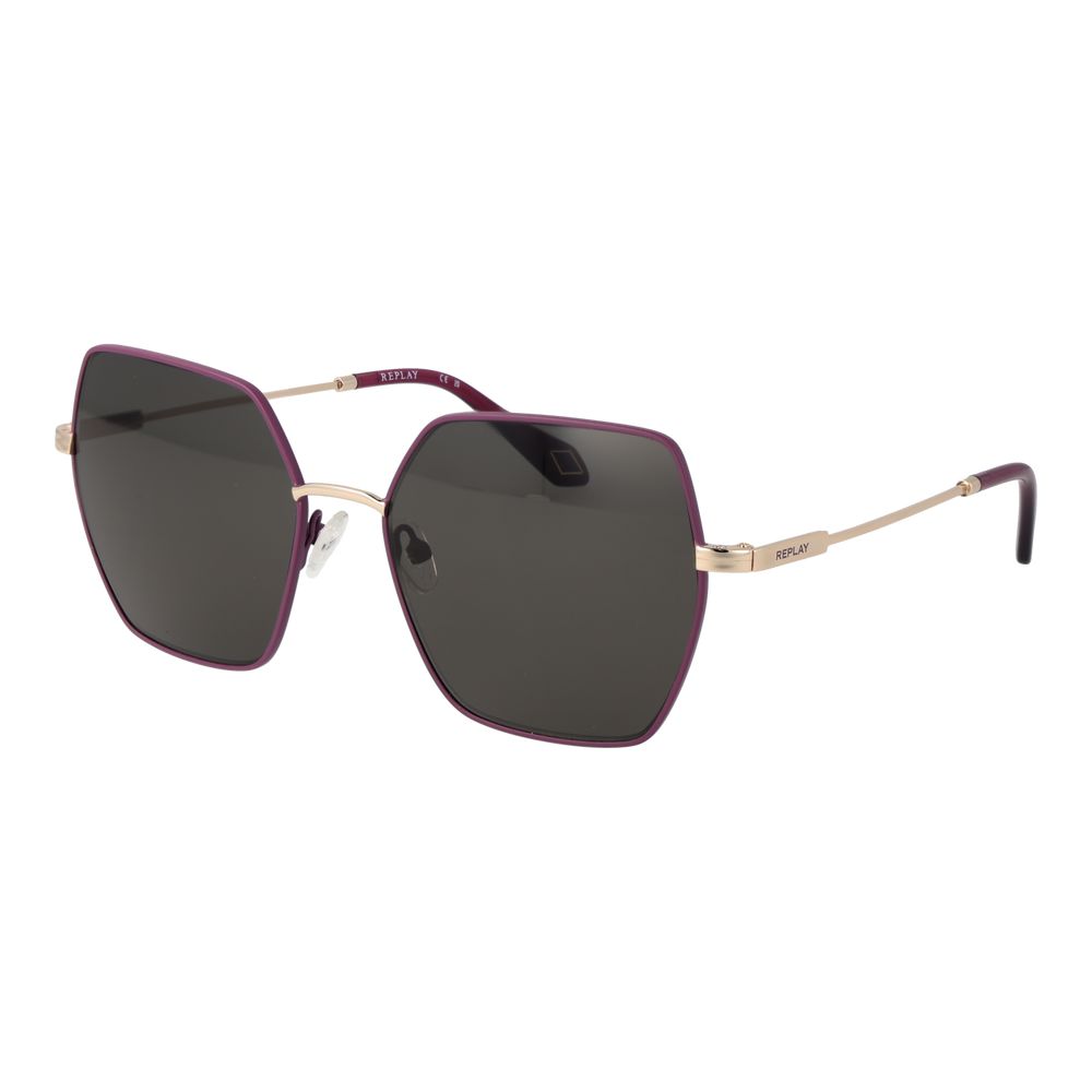 Purple Metal Sunglasses