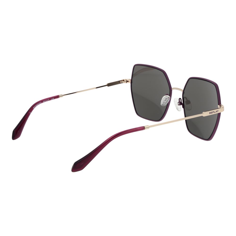 Purple Metal Sunglasses