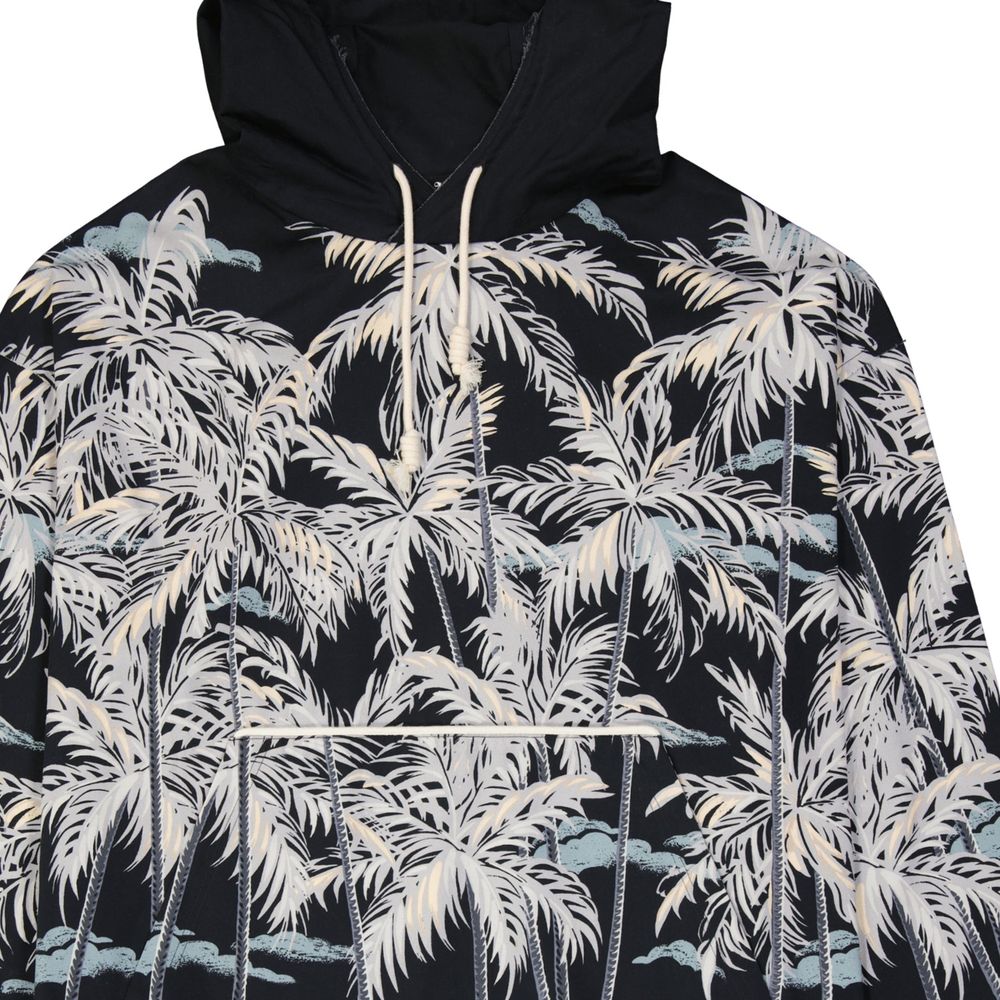 Black Cotton Shell Jacket