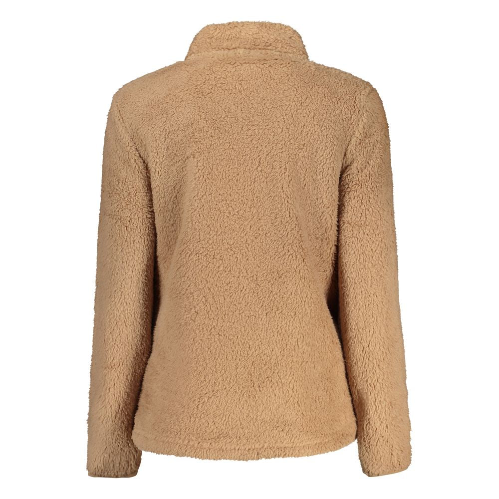 Marrone Polyester Women Sweatshirt