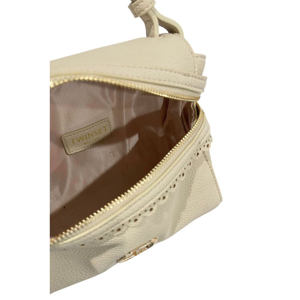 Beige PU Women Handbag