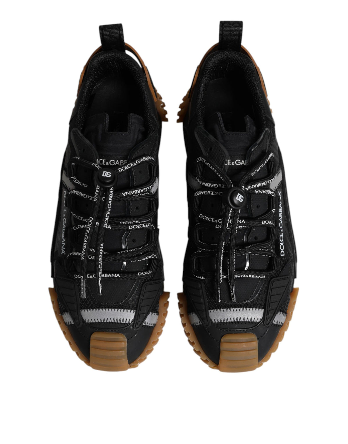 Black Logo Lace Up Low Top NS1 Sneakers Shoes