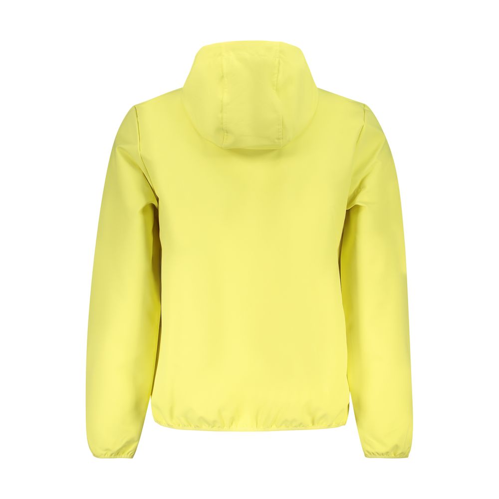 Yellow Polyester Men's Jacket