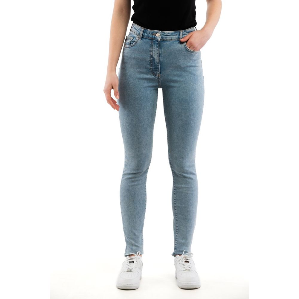 Multicolor Cotton Skinny Jeans