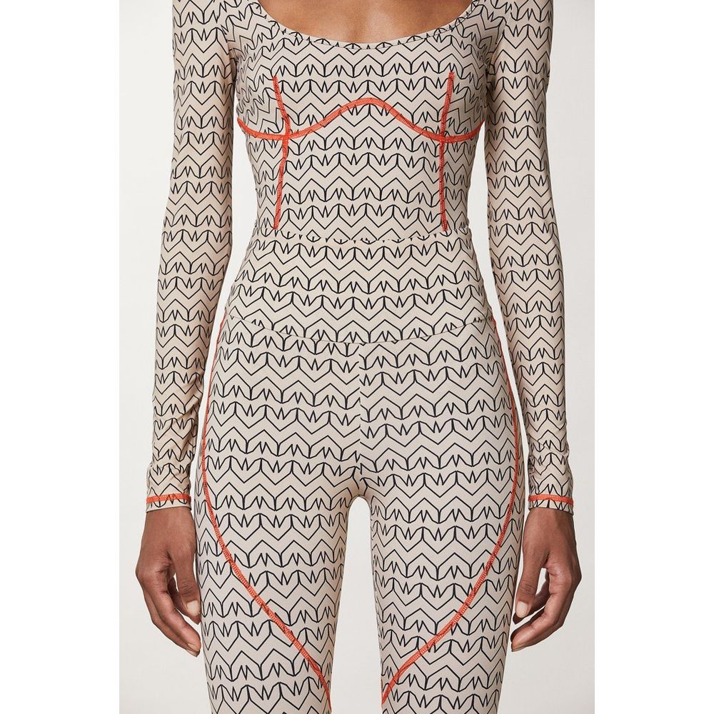 Bicolor Polyamide Jumpsuit