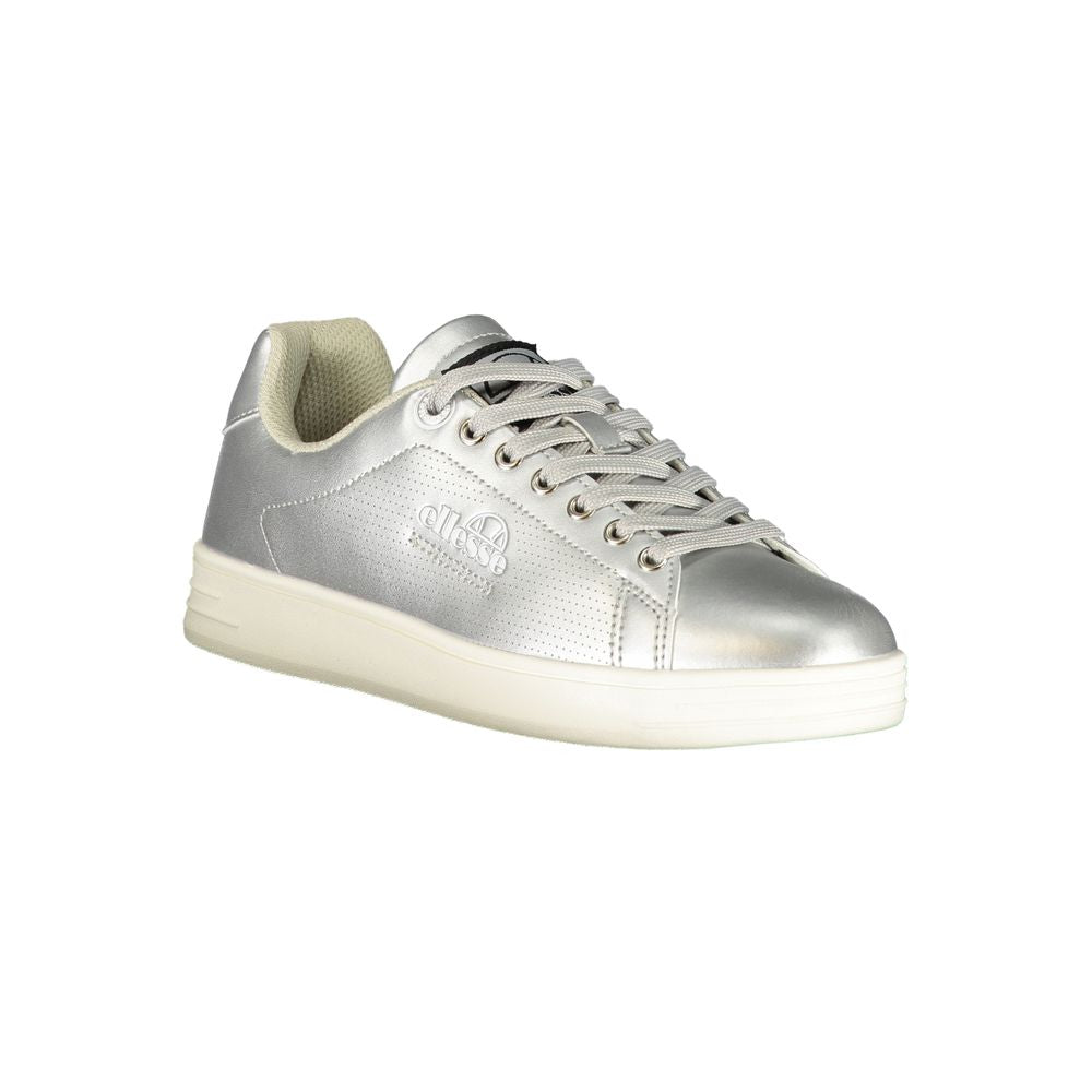 Blue Polyurethane Men Sneaker