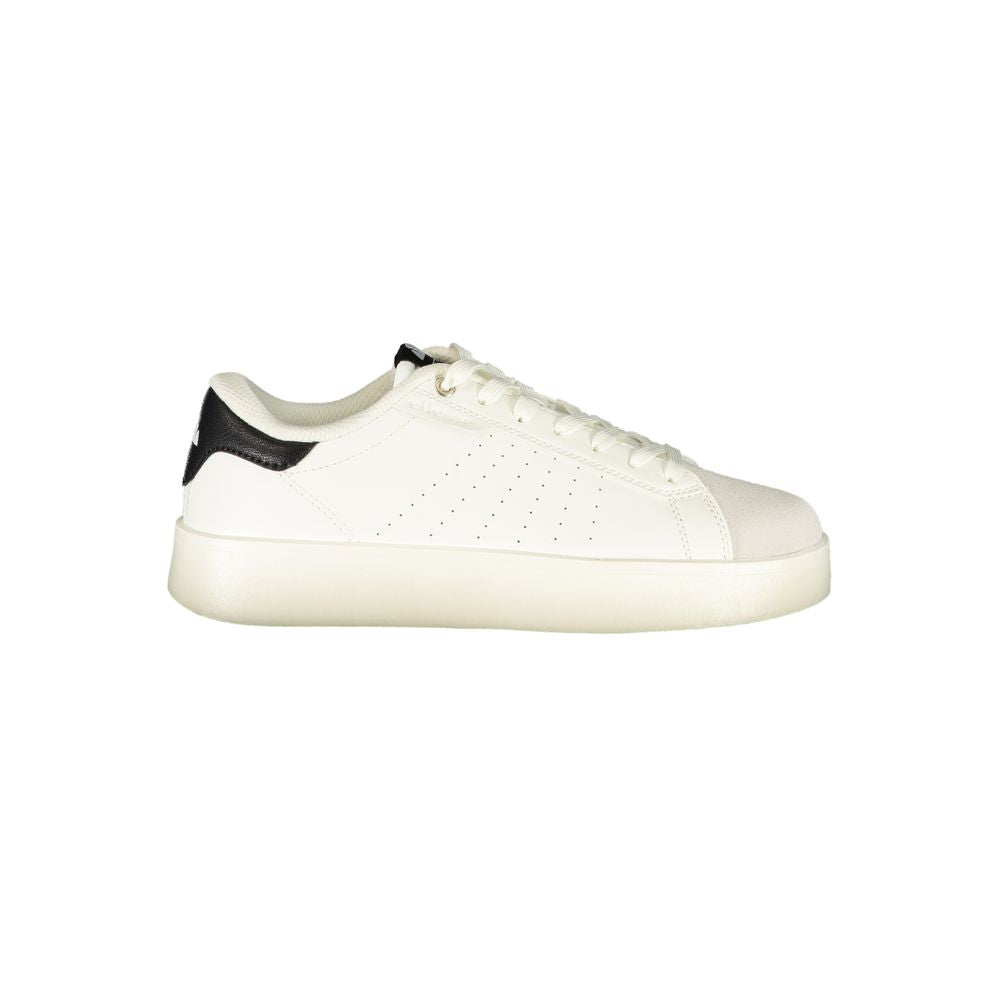 Bianco Polyurethane Women Sneaker