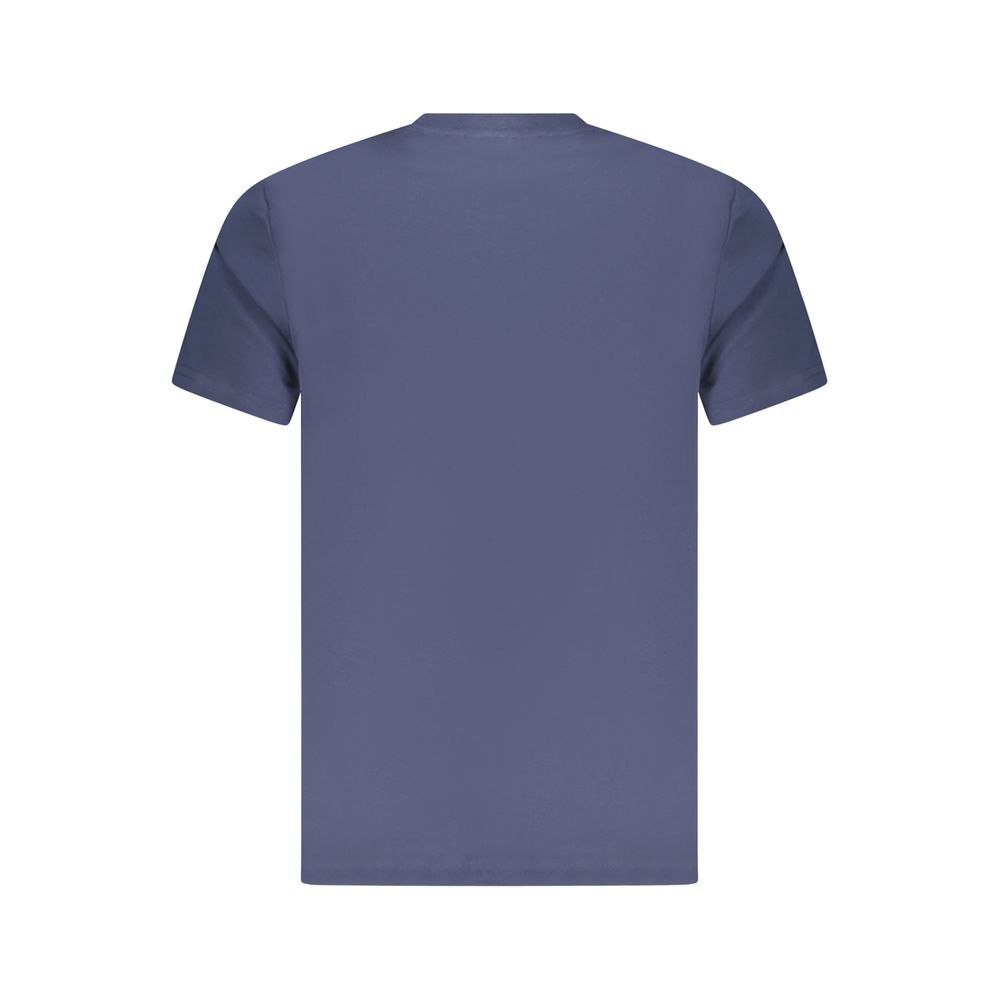 Blu Cotton Men T-Shirt