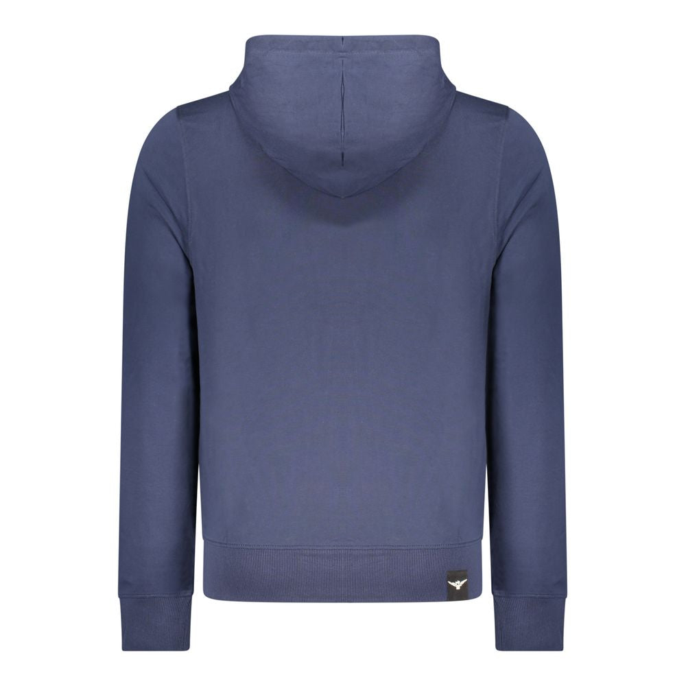 Black Cotton Men Sweatshirt