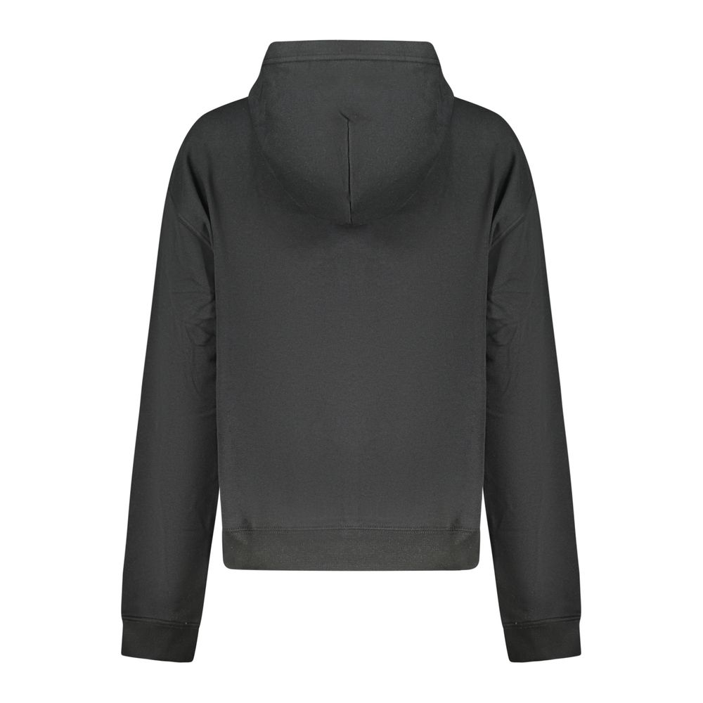 Black Cotton Women's Sweatshirt