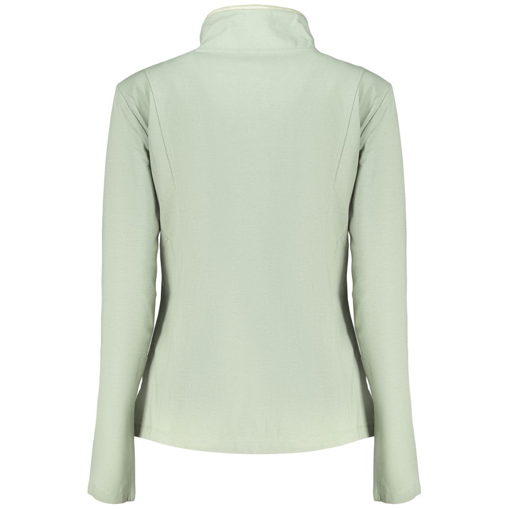 Green Cotton Womens Sweatshirt