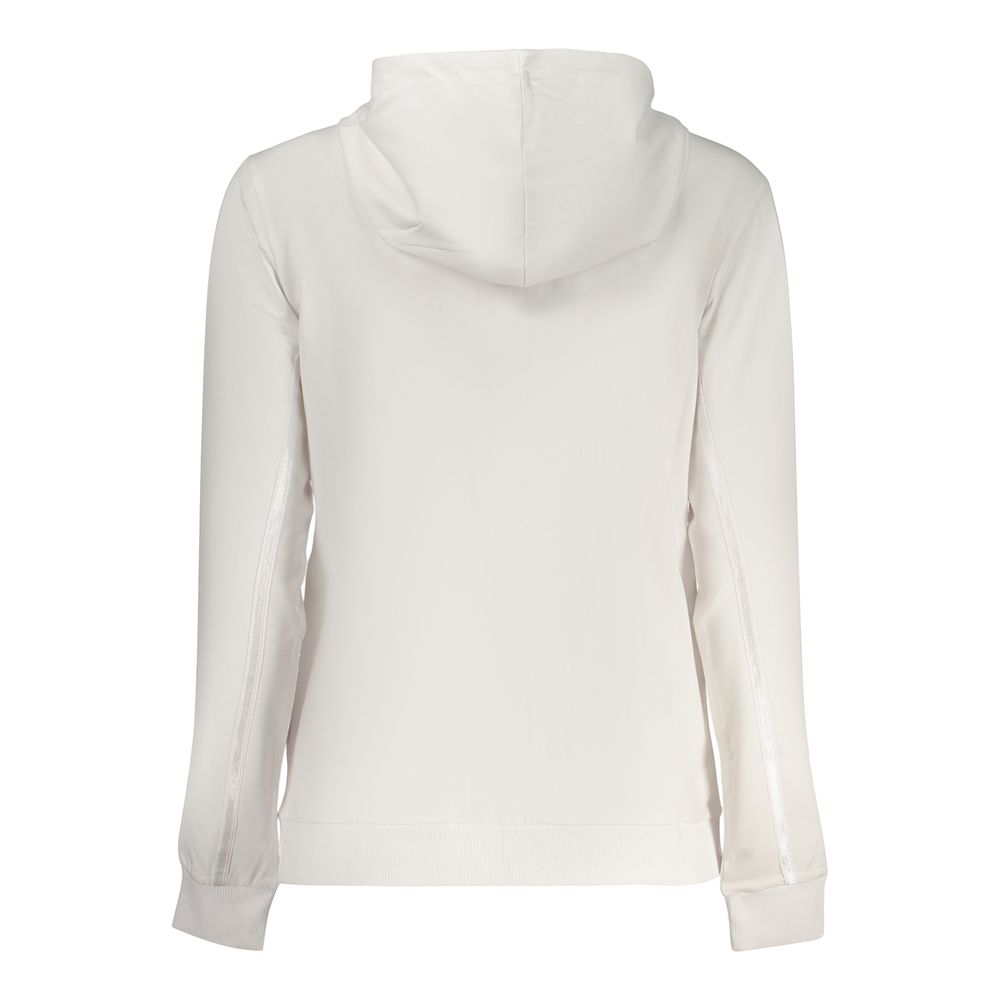 White Cotton Women's Hoodie