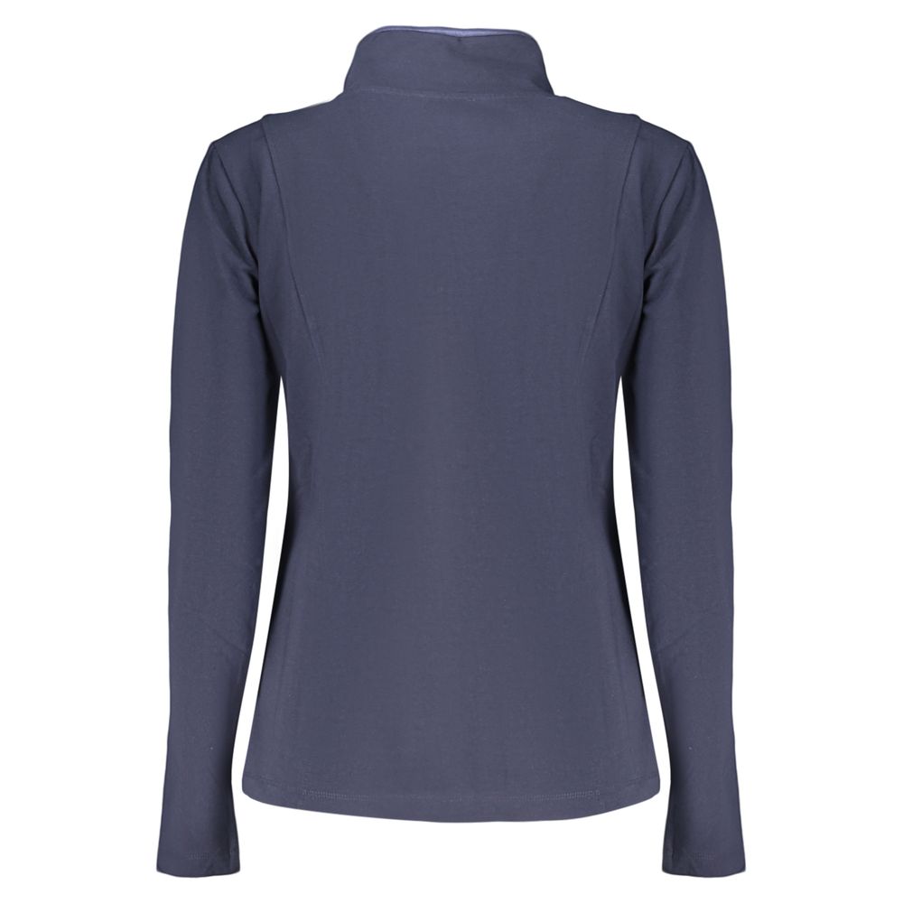Blue Cotton Women's Sweatshirt