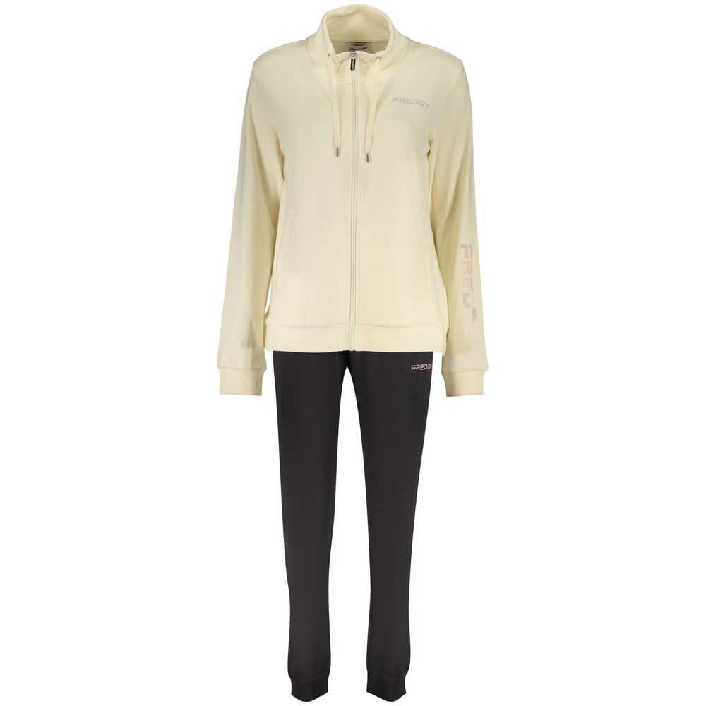 Beige Cotton Women's Sweatshirt