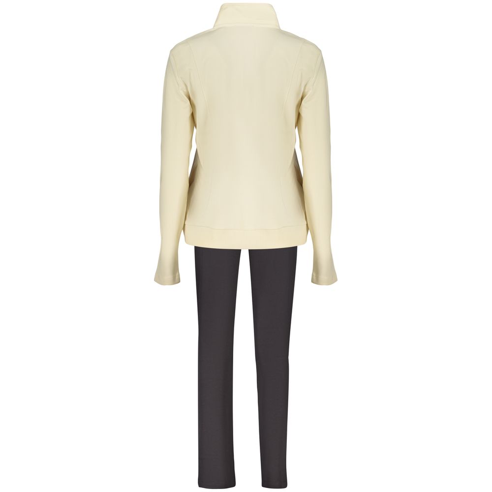 Beige Cotton Women Sweatshirt