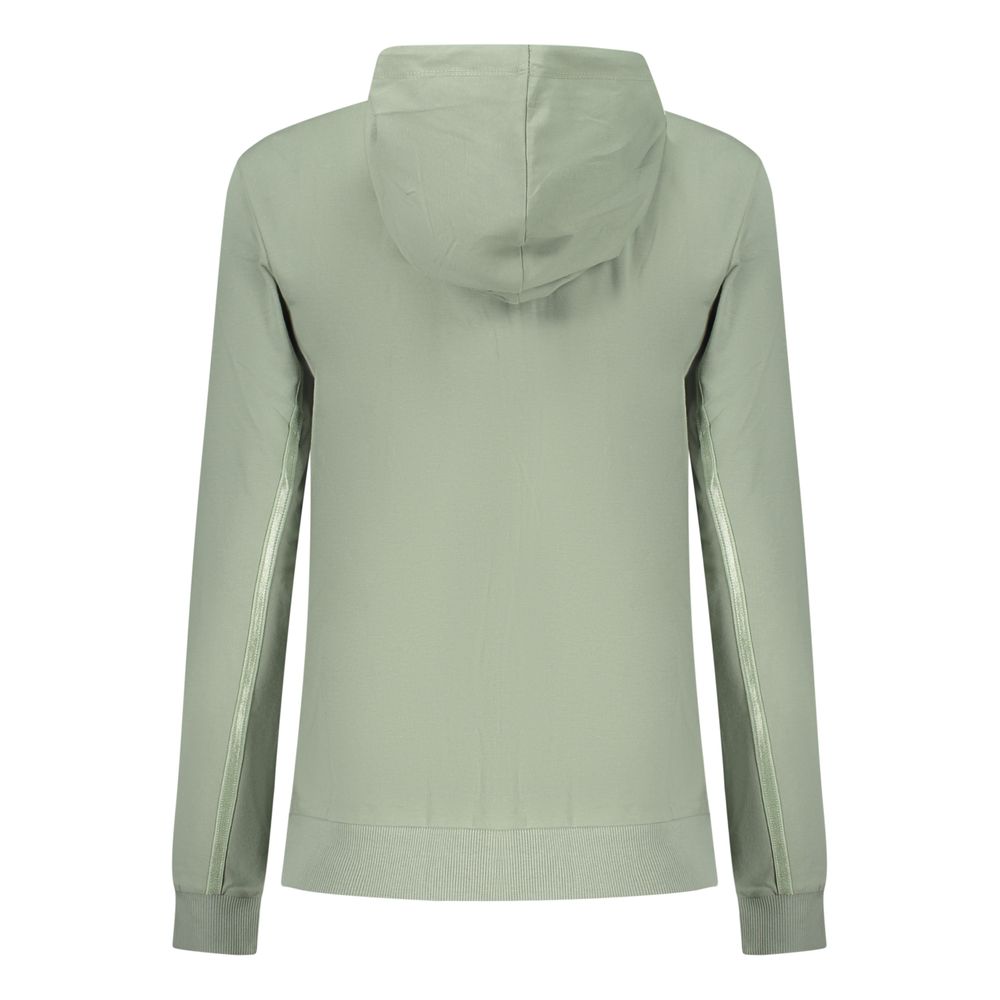 Green Cotton Women's Hoodie