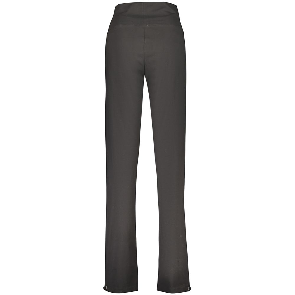 Black Cotton Women's Trouser