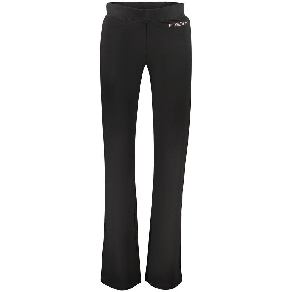 Black Cotton Women's Trouser