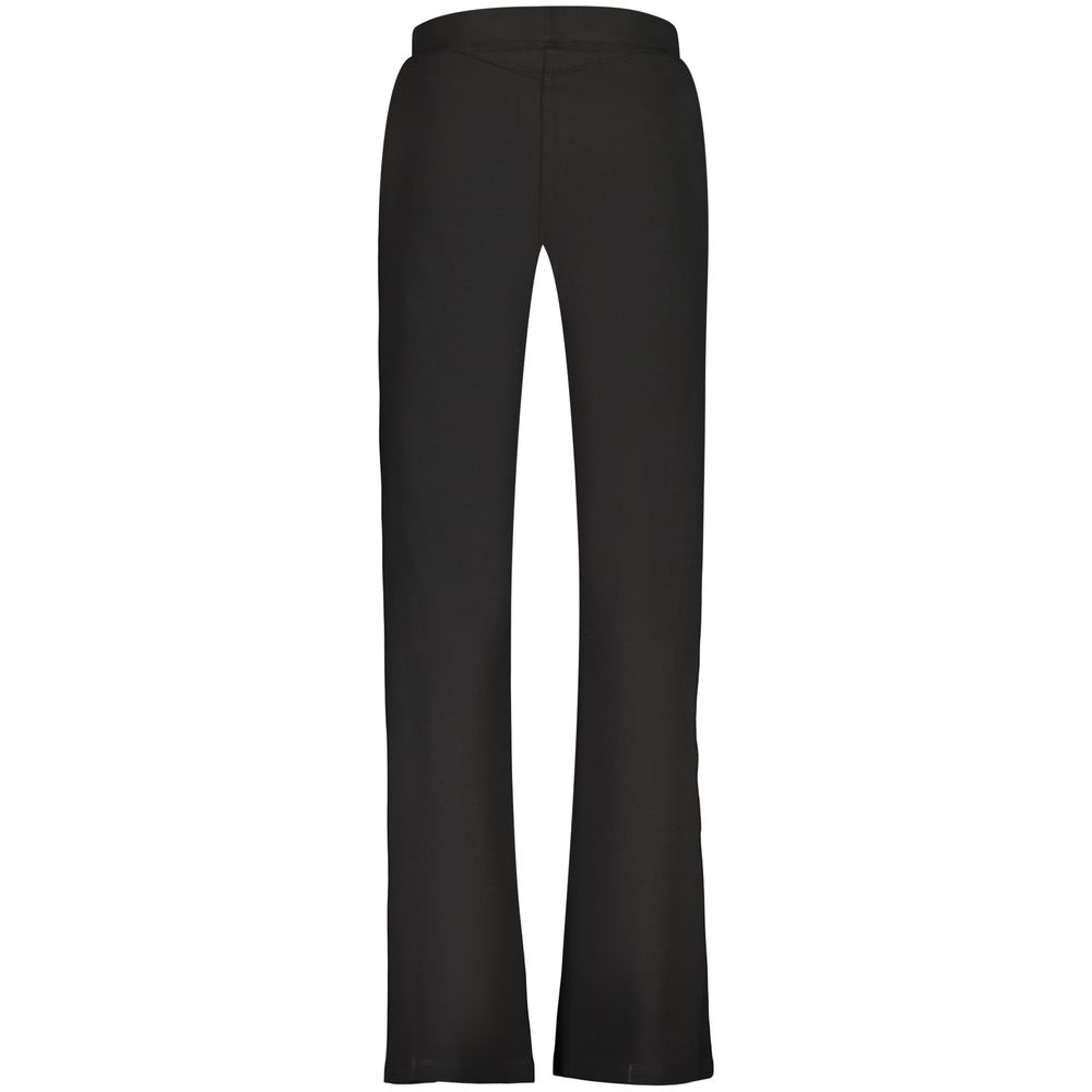 Black Cotton Women's Trouser