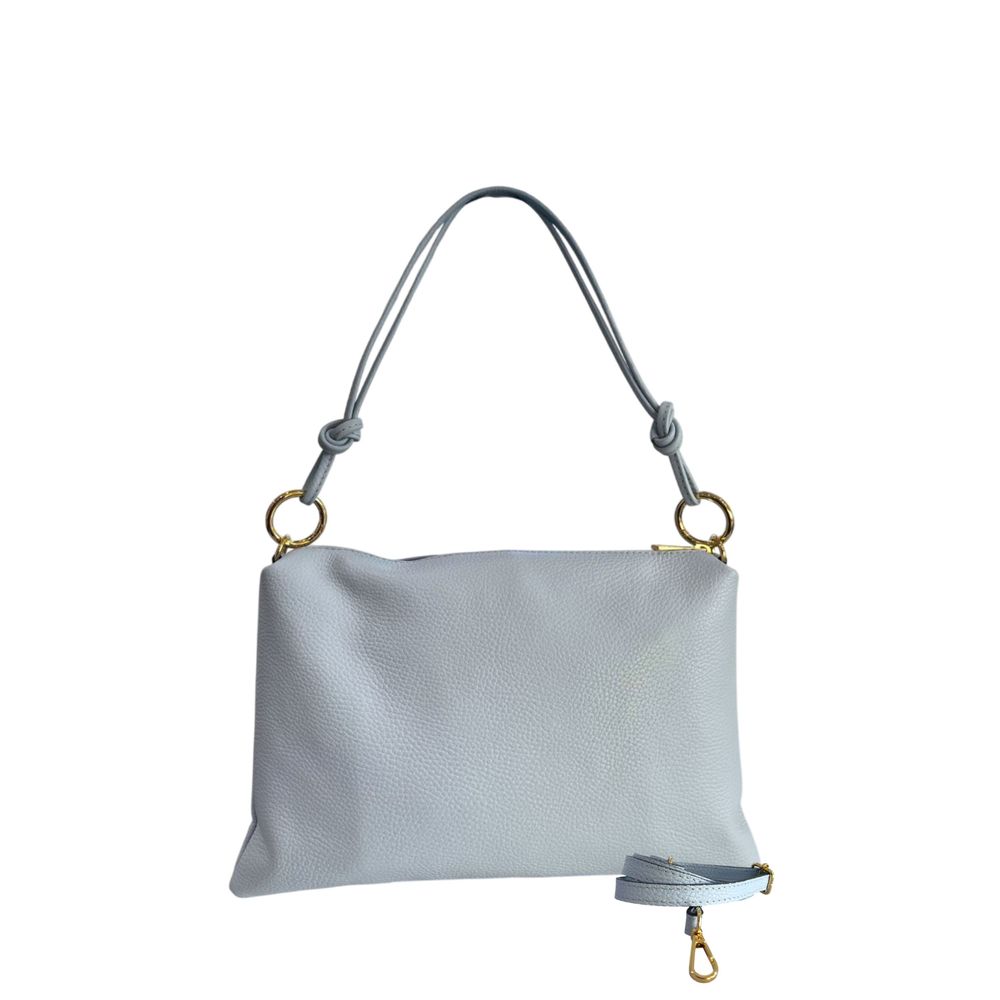 Blue Leather Women Bag
