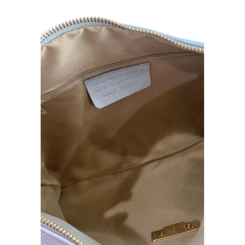 Blue Leather Women Bag