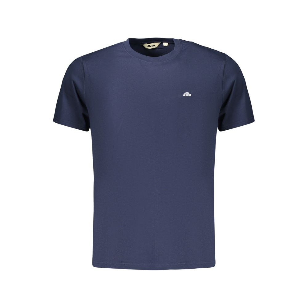 Blue Cotton Men's T-Shirt