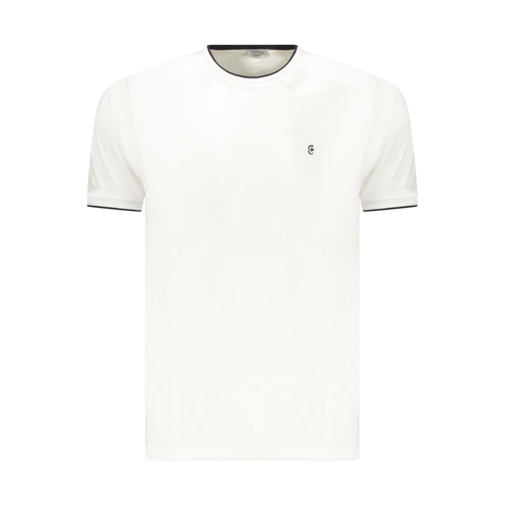 White Cotton Men's T-Shirt