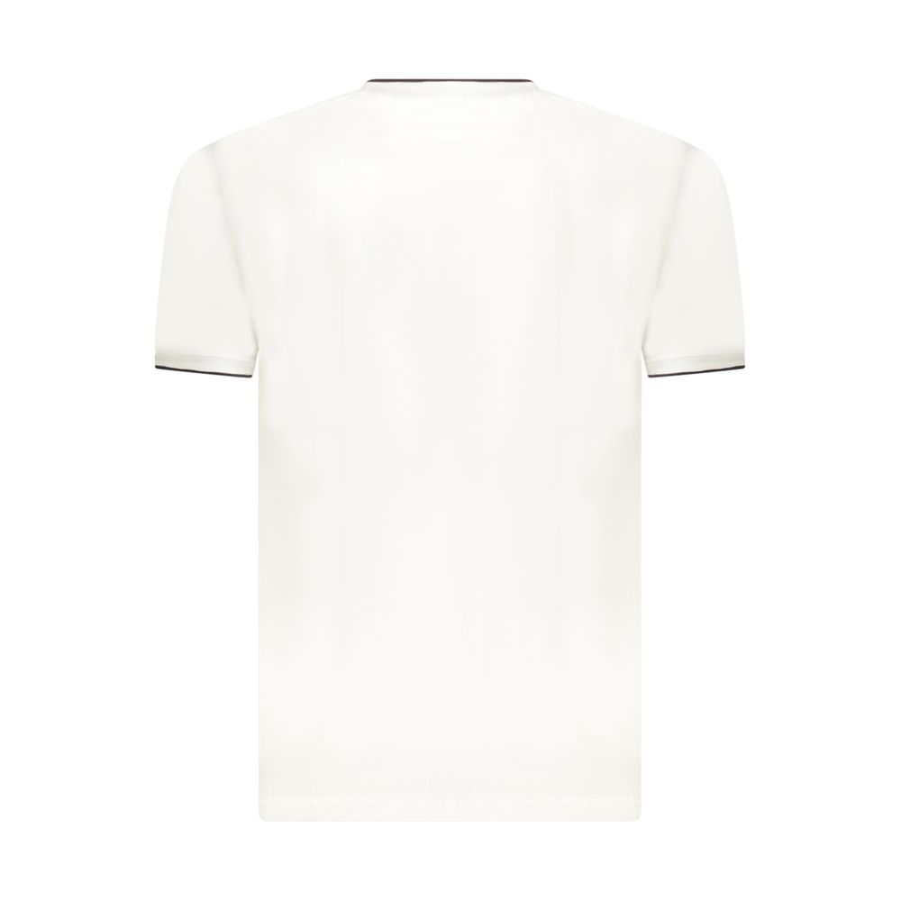 White Cotton Men's T-Shirt