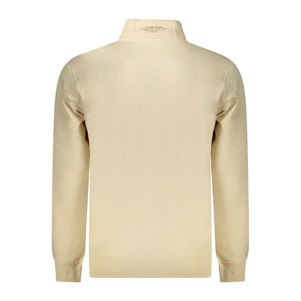 Beige Cotton Men's Sweatshirt